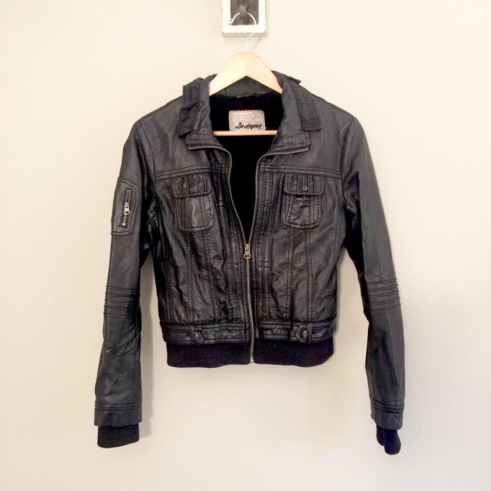 Faux Leather Jacket